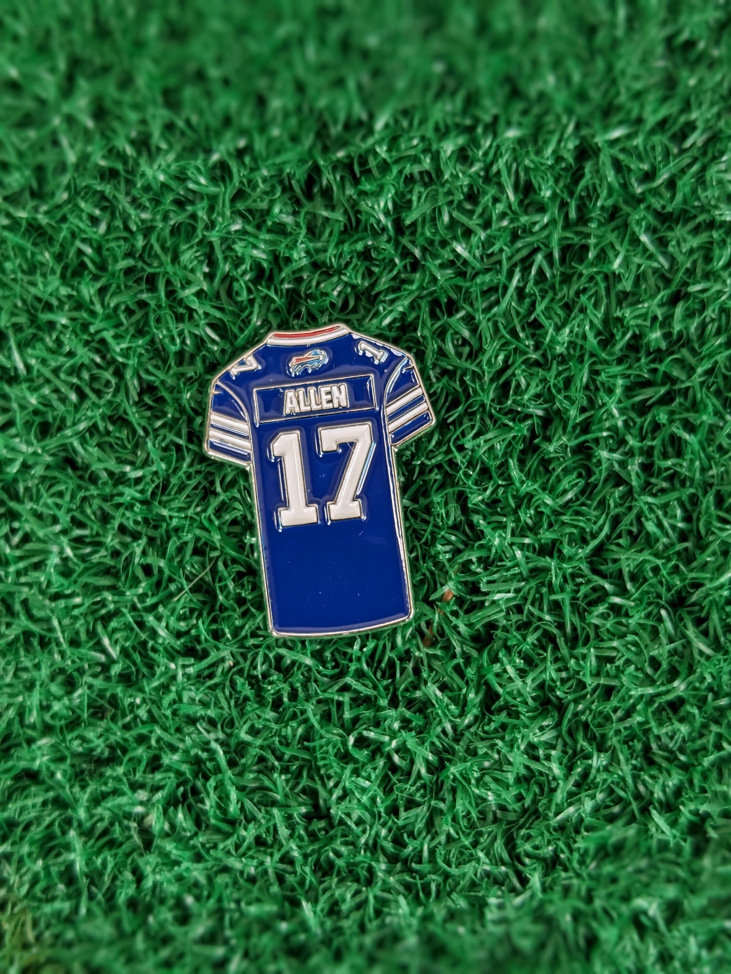 Allen #17 Bills Jersey Inspired Golf Ball Marker | Golf Accessory | Boyfriend Husband Bachelor Party Groomsmen Golf Gifts