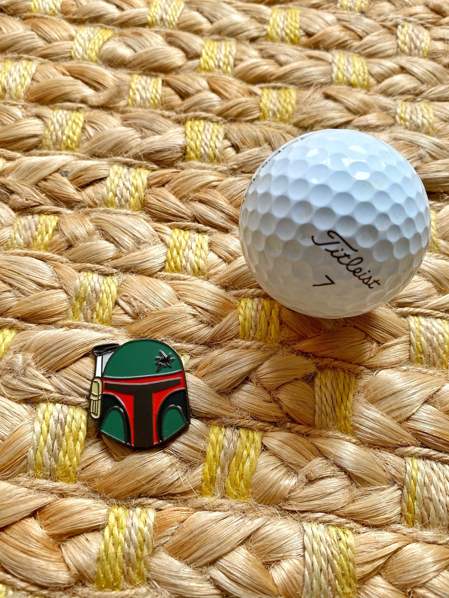 Boba Bounty Hunter Inspired Golf Ball Marker | Golf Accessory | Boyfriend Husband Bachelor Party Groomsmen Golf Gifts
