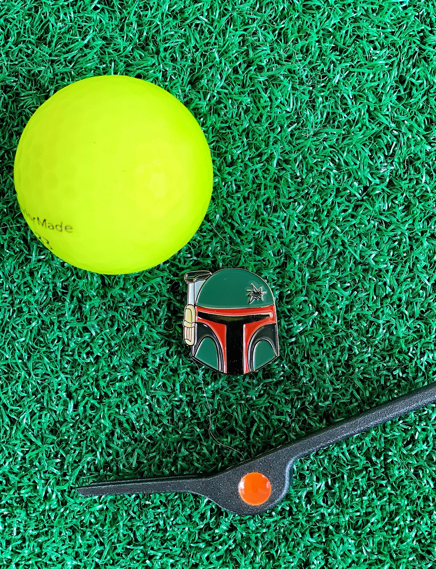 Boba Bounty Hunter Inspired Golf Ball Marker | Golf Accessory | Boyfriend Husband Bachelor Party Groomsmen Golf Gifts