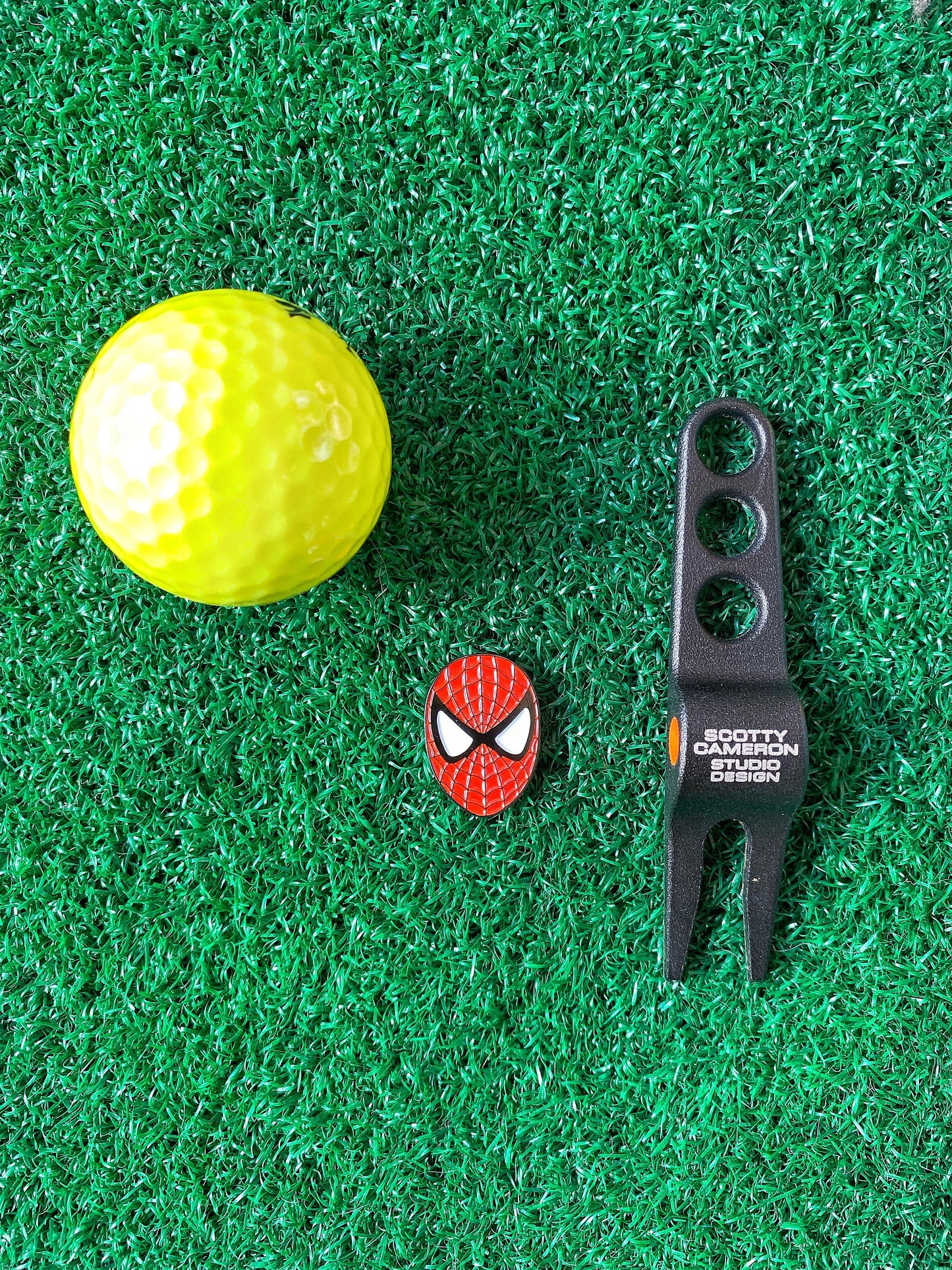Spidey Superhero Inspired Golf Ball Marker | Golf Accessory | Boyfriend Husband Golf Gift Idea | Groomsmen Gifts | Fathers Day Gift