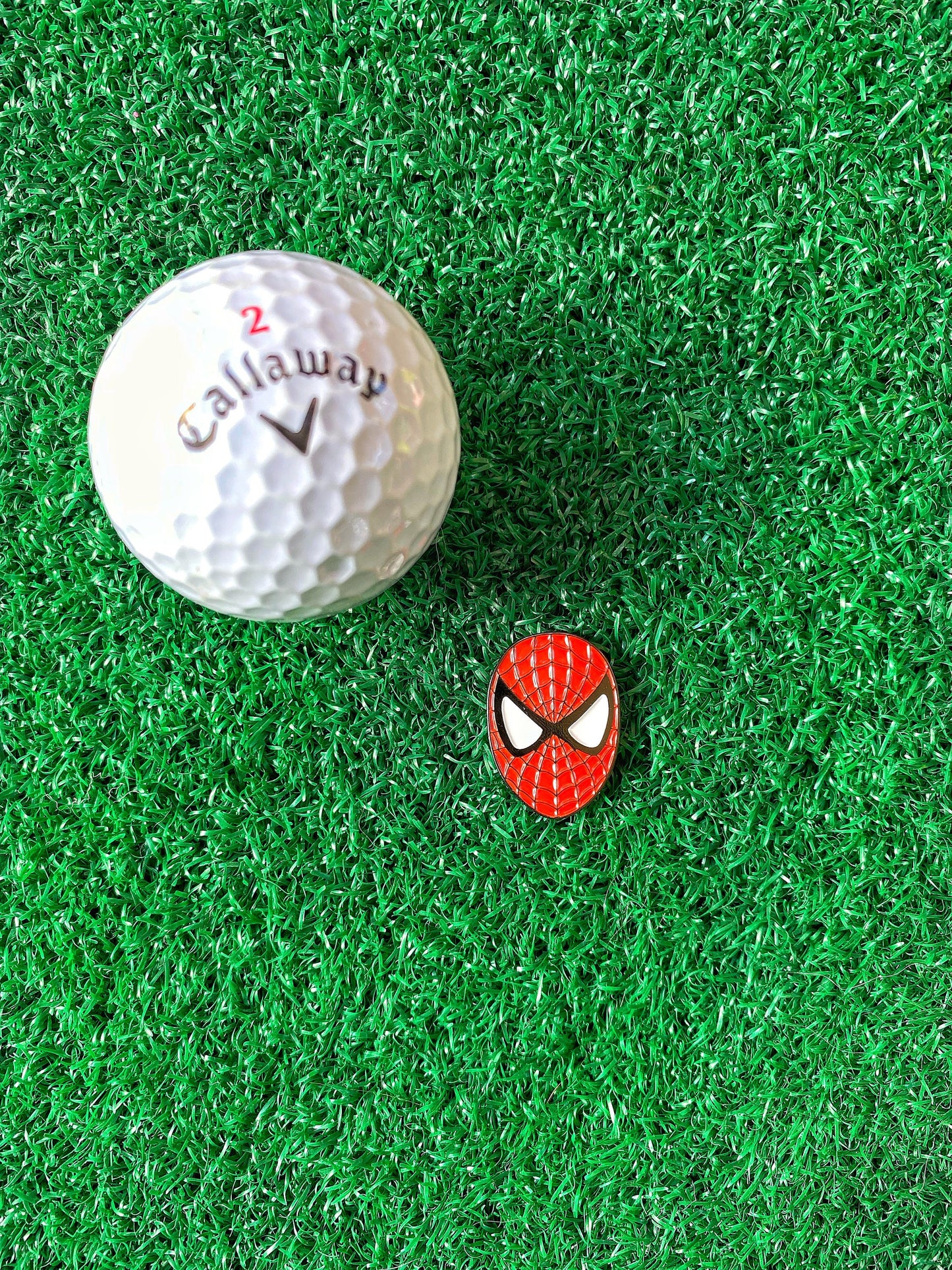 Spidey Superhero Inspired Golf Ball Marker | Golf Accessory | Boyfriend Husband Golf Gift Idea | Groomsmen Gifts | Fathers Day Gift