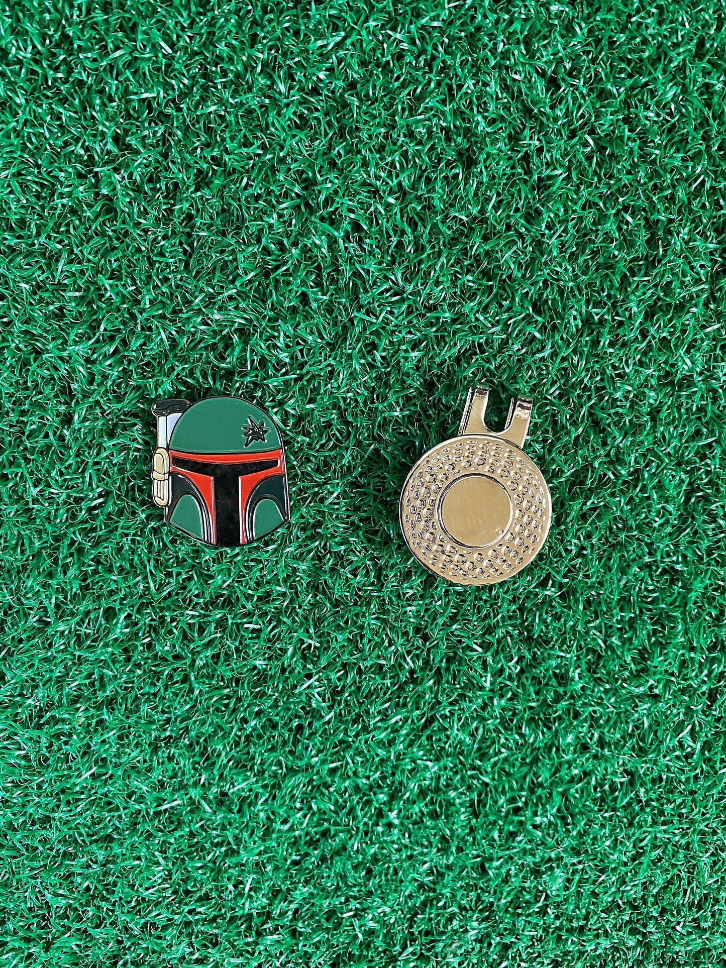 Boba Bounty Hunter Inspired Golf Ball Marker | Golf Accessory | Boyfriend Husband Bachelor Party Groomsmen Golf Gifts