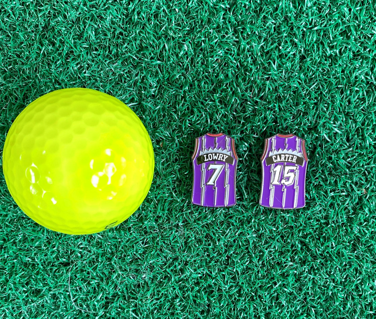 Carter x Lowry Raptors Golf Ball Markers | Basketball | Boyfriend Husband Bachelor Party Groomsmen Golf Gifts | Golf Accessory