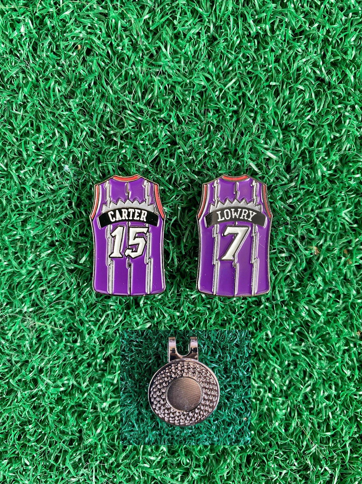 Carter x Lowry Raptors Golf Ball Markers | Basketball | Boyfriend Husband Bachelor Party Groomsmen Golf Gifts | Golf Accessory