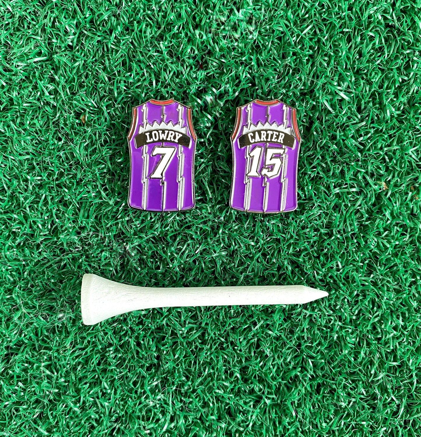 Carter x Lowry Raptors Golf Ball Markers | Basketball | Boyfriend Husband Bachelor Party Groomsmen Golf Gifts | Golf Accessory