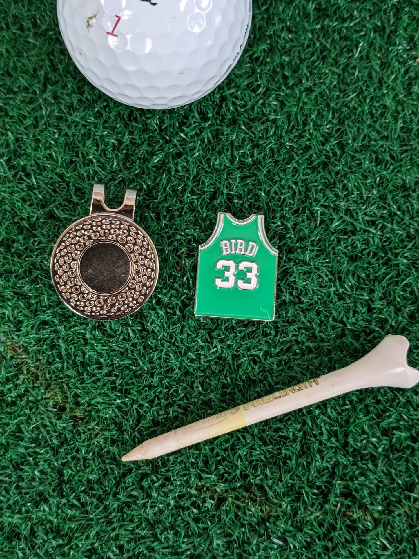 Larry Legend #33 Celtics Jersey Inspired Golf Ball Marker | Boyfriend Husband Bachelor Party Groomsmen Golf Gifts | Golf Accessory |