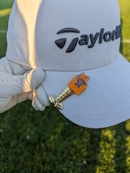 Magic #32 Jersey Inspired Golf Ball Marker