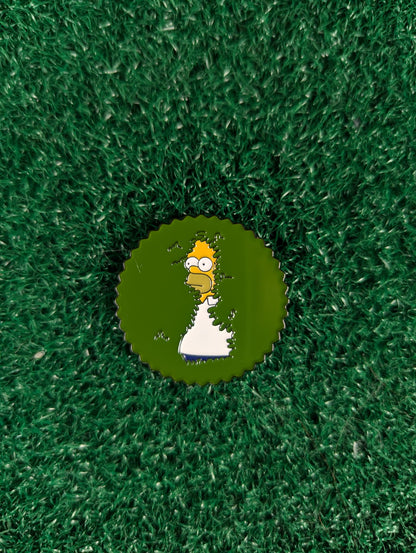 Homer Bush Inspired Golf Ball Marker