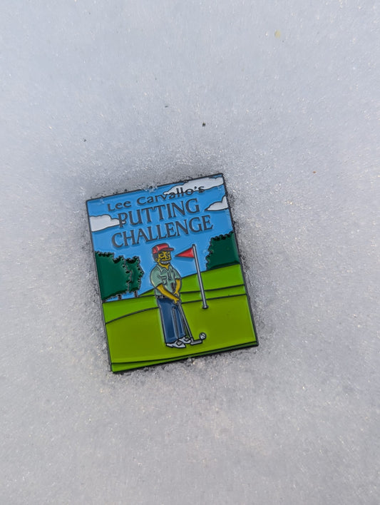 Lee Carvallo's Putting Challenge Golf Ball Marker