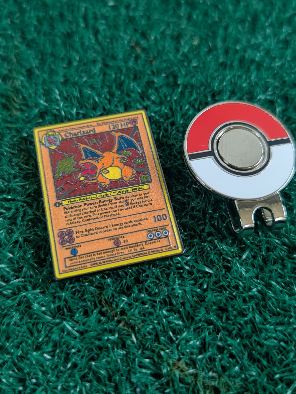 Ch@rizard🔥 P0kem0n Inspired Golf Ball Marker
