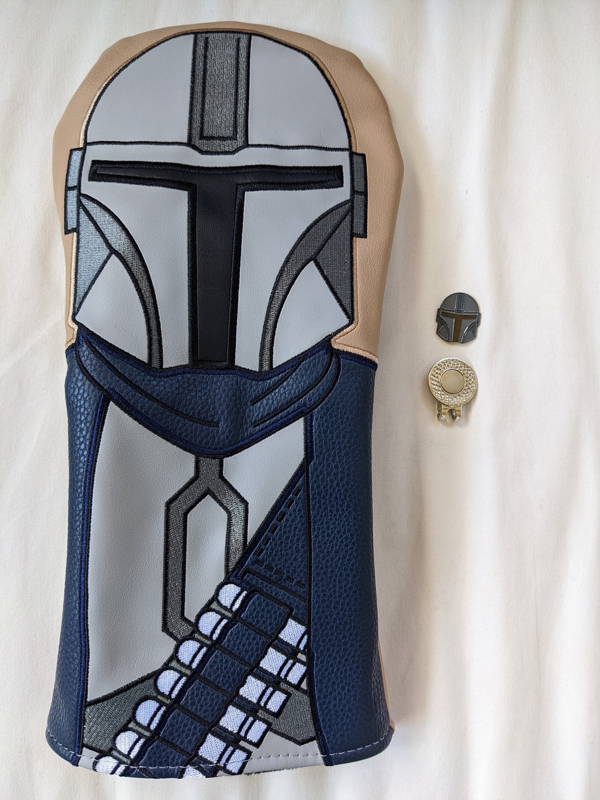 Mando Inspired Driver Headcover | Golf Accessory | Boyfriend Husband Bachelor Party Groomsmen Birthday Golf Gifts