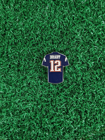 Brady Patriots #12 Jersey Inspired Golf Ball Marker | Golf Accessory | Boyfriend Husband Bachelor Party Groomsmen Golf Gifts