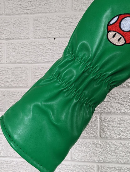 Mushroom Head Inspired HYBRID/FAIRWAY Headcover | Golf Accessory | Boyfriend Husband Bachelor Party Groomsmen Birthday Golf Gifts