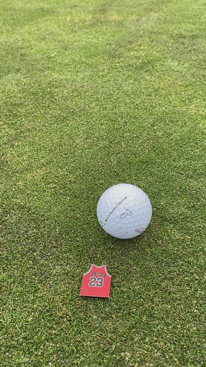 AJ23 Jersey Inspired Golf Ball Marker