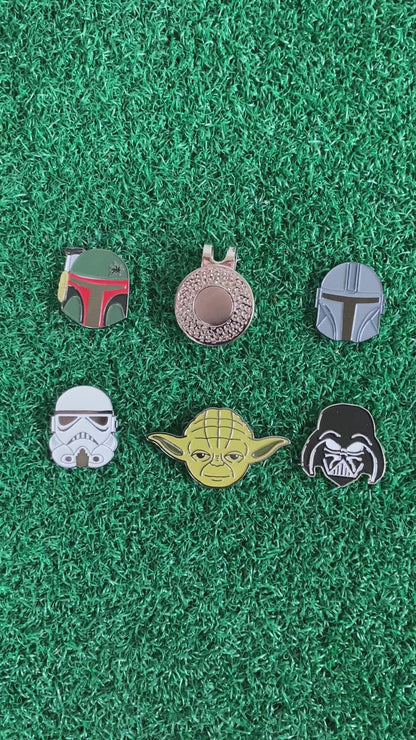 Dark Side Inspired Golf Ball Marker