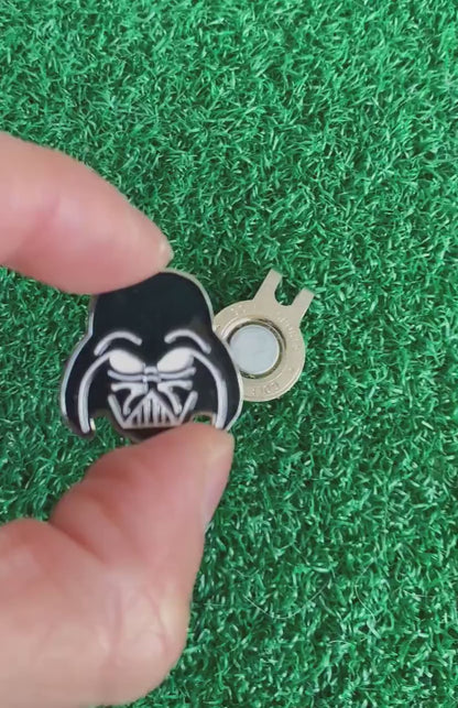 Dark Side Inspired Golf Ball Marker
