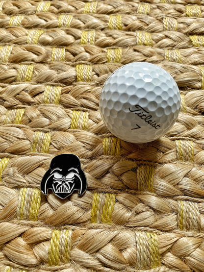 Vader Dark Side Inspired Golf Ball Marker | Golf Accessory | Boyfriend Husband Bachelor Party Groomsmen Golf Gifts