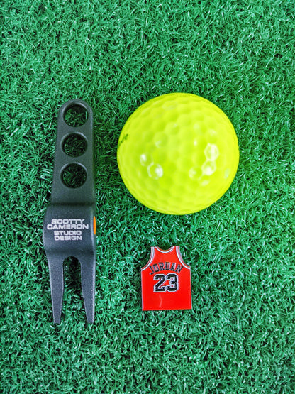 Jordan Jersey Inspired Golf Ball Marker | Hype Sneaker | Boyfriend Husband Bachelor Party Groomsmen Golf Gifts | Golf Accessory |