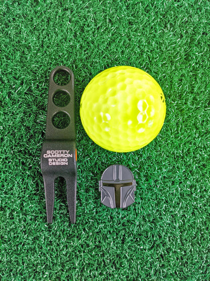 Mando Inspired Golf Ball Marker | Groomsmen Golf Gift | Golf Accessory | Boyfriend Husband Bachelor Party Groomsmen Golf Gifts