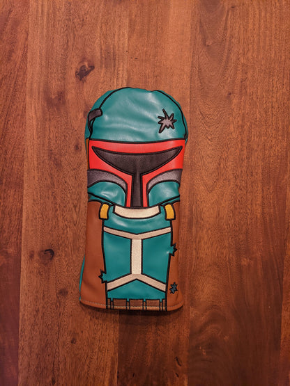 Boba Bounty Hunter Inspired Driver Headcover | Golf Accessory | Boyfriend Husband Bachelor Party Groomsmen Golf Gifts