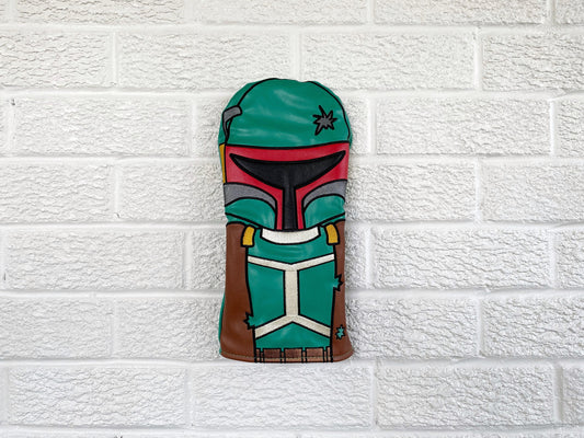 Boba Bounty Hunter Inspired Driver Headcover | Golf Accessory | Boyfriend Husband Bachelor Party Groomsmen Golf Gifts