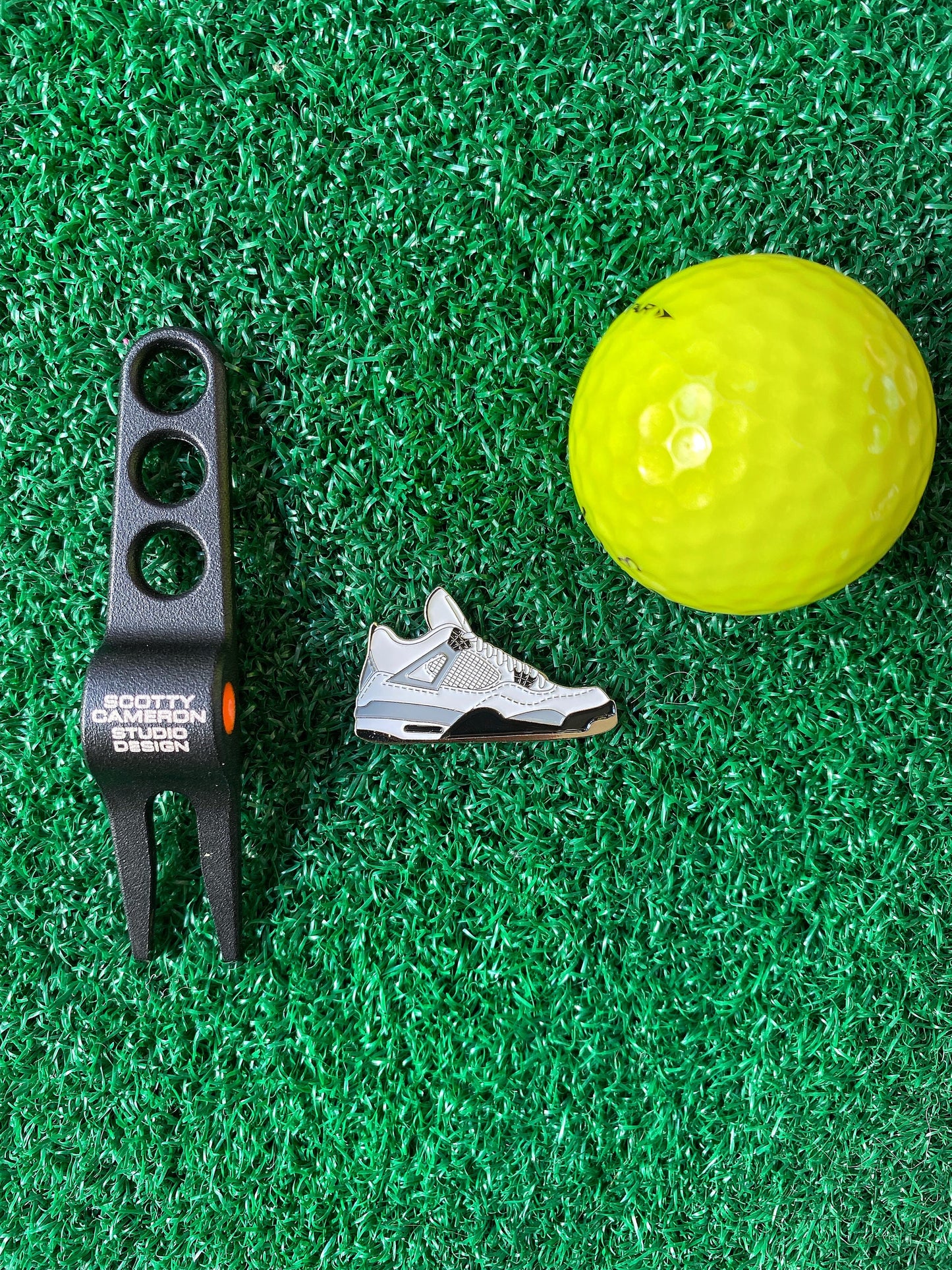 AJ4 Concrete Sneaker Inspired Golf Ball Marker | Golf Gift | Golf Accessory | Boyfriend Husband Bachelor Party Groomsmen Golf Gifts