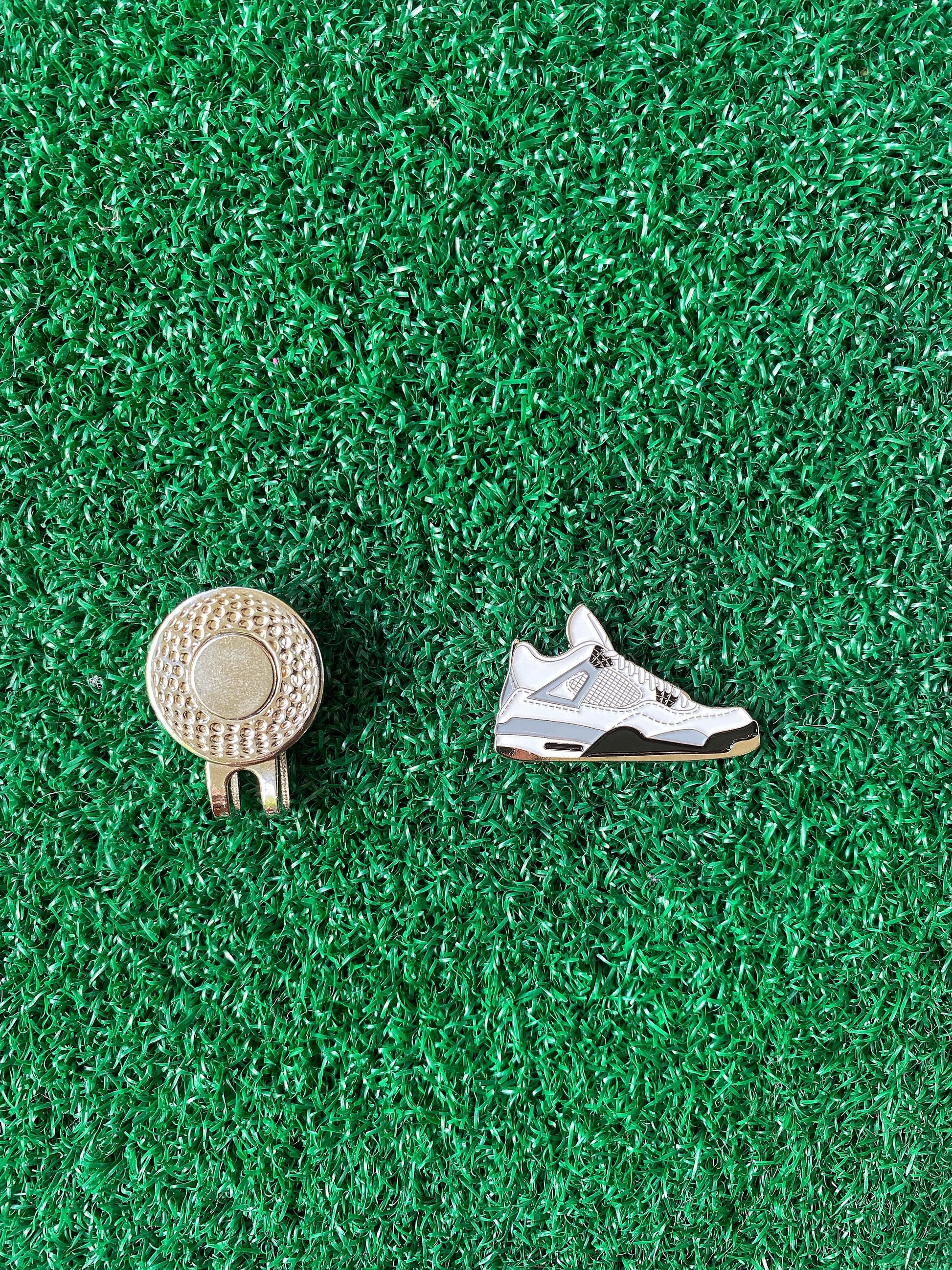 AJ4 Concrete Sneaker Inspired Golf Ball Marker | Golf Gift | Golf Accessory | Boyfriend Husband Bachelor Party Groomsmen Golf Gifts