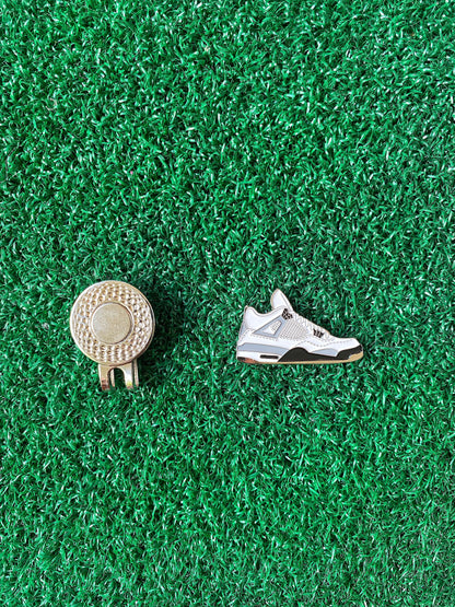 AJ4 Concrete Sneaker Inspired Golf Ball Marker | Golf Gift | Golf Accessory | Boyfriend Husband Bachelor Party Groomsmen Golf Gifts