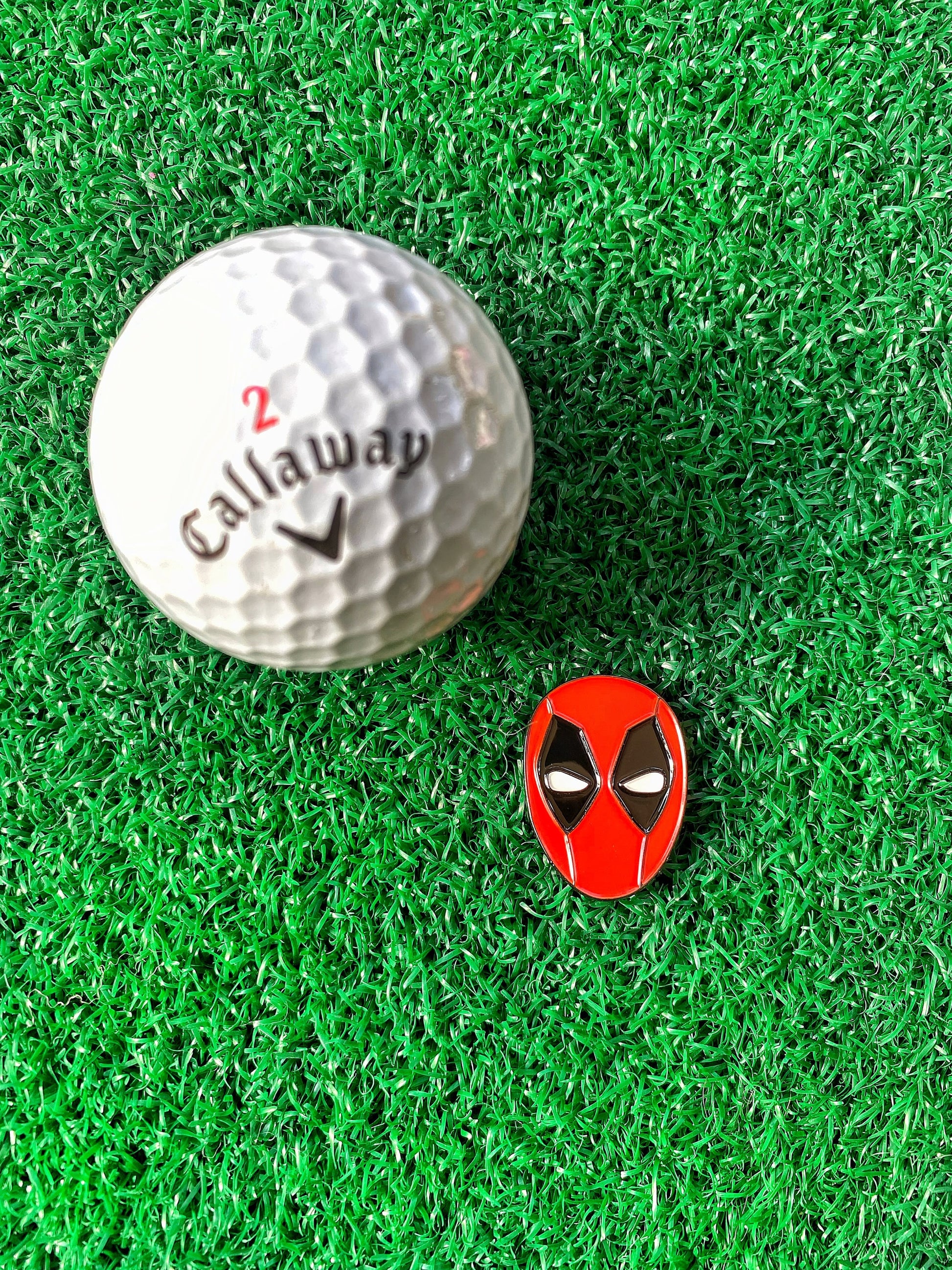Dead Superhero Golf Ball Marker | Golf Accessory | Boyfriend Husband Bachelor Party Groomsmen Golf Gifts