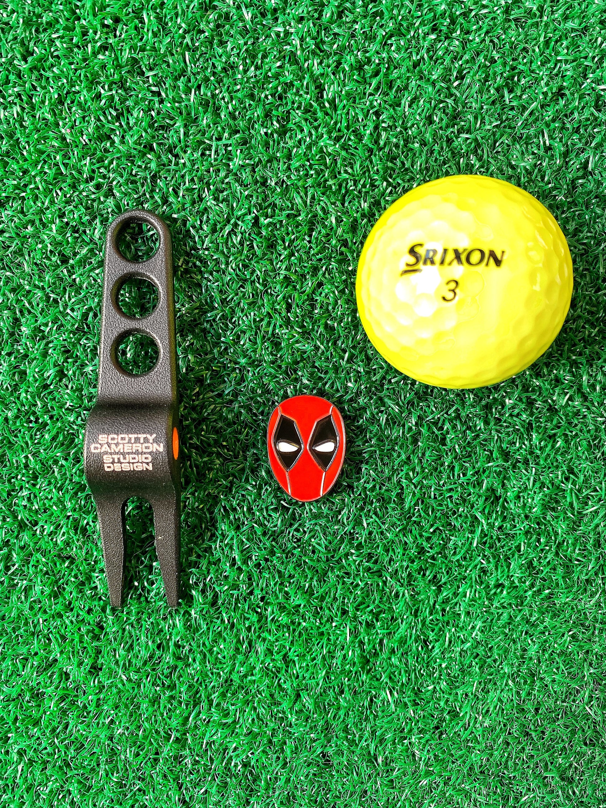 Dead Superhero Golf Ball Marker | Golf Accessory | Boyfriend Husband Bachelor Party Groomsmen Golf Gifts