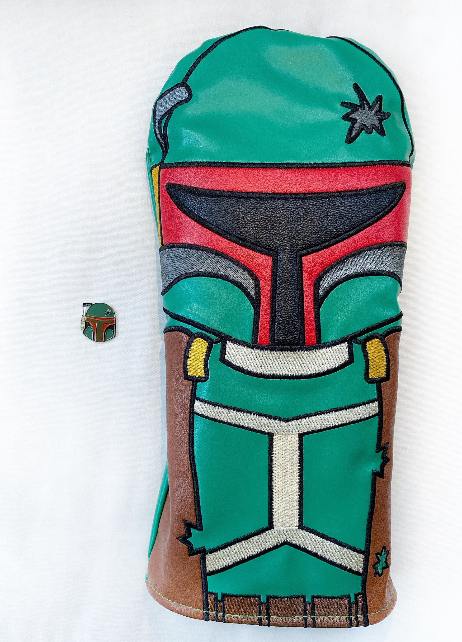 Boba Bounty Hunter Inspired Driver Headcover | Golf Accessory | Boyfriend Husband Bachelor Party Groomsmen Golf Gifts