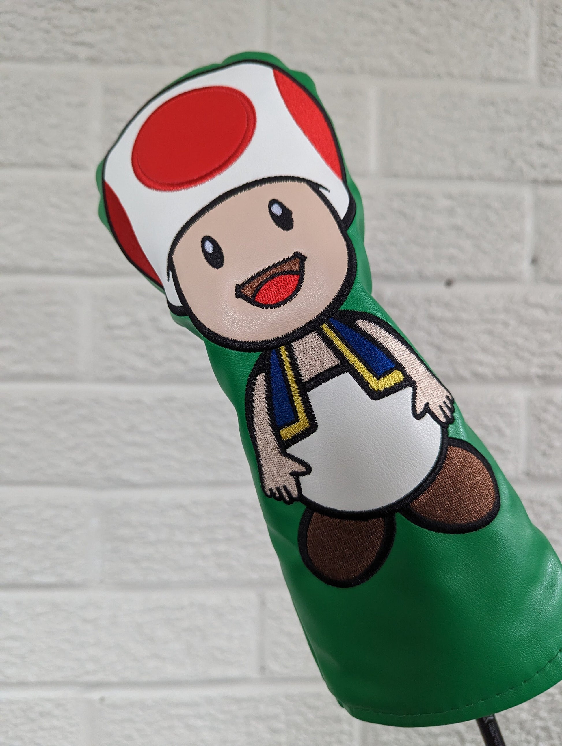 Mushroom Head Inspired HYBRID/FAIRWAY Headcover | Golf Accessory | Boyfriend Husband Bachelor Party Groomsmen Birthday Golf Gifts