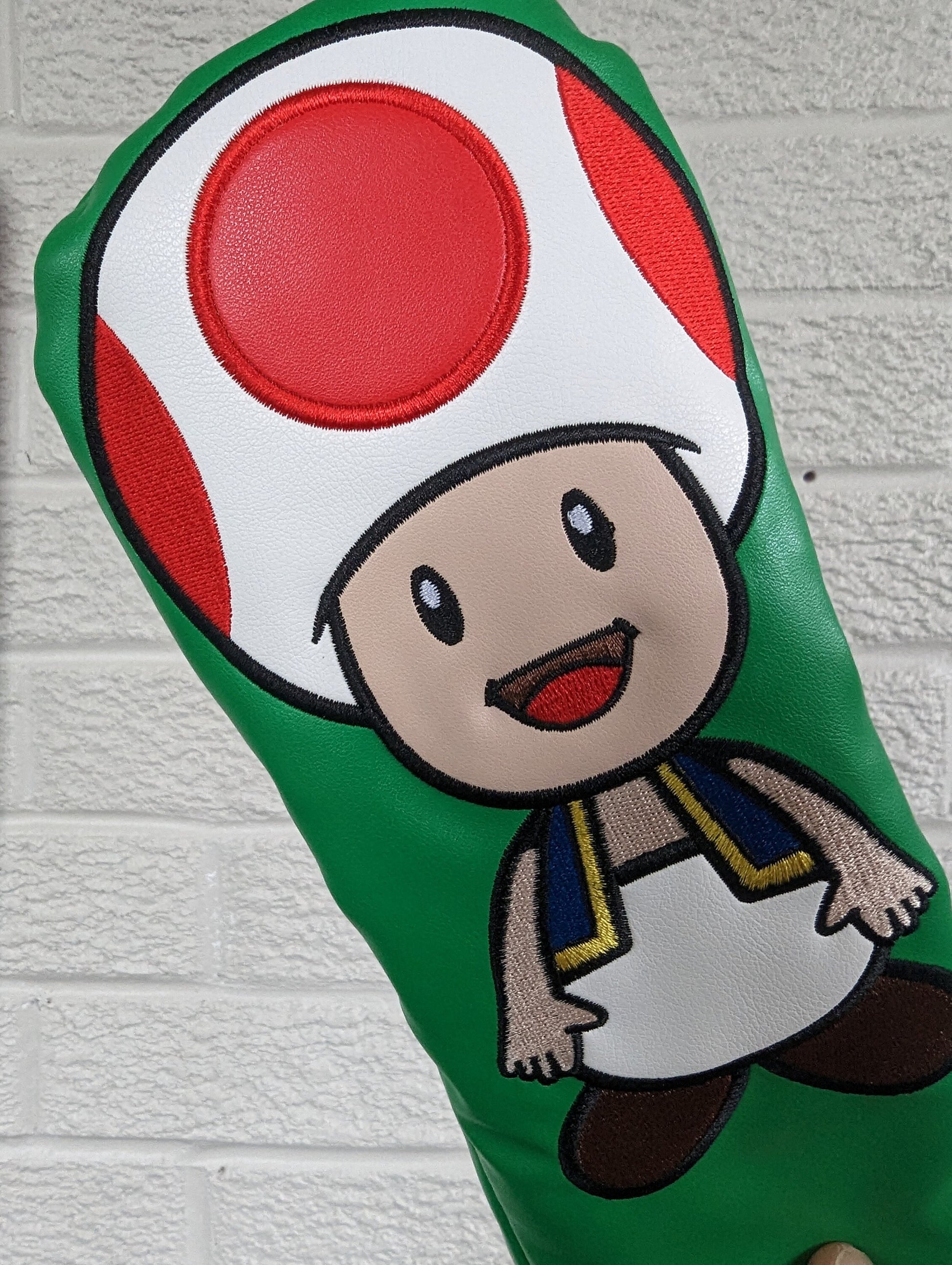 Mushroom Head Inspired HYBRID/FAIRWAY Headcover | Golf Accessory | Boyfriend Husband Bachelor Party Groomsmen Birthday Golf Gifts