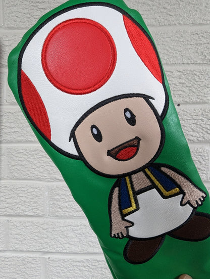 Mushroom Head Inspired HYBRID/FAIRWAY Headcover | Golf Accessory | Boyfriend Husband Bachelor Party Groomsmen Birthday Golf Gifts