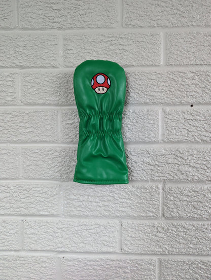 Mushroom Head Inspired HYBRID/FAIRWAY Headcover | Golf Accessory | Boyfriend Husband Bachelor Party Groomsmen Birthday Golf Gifts