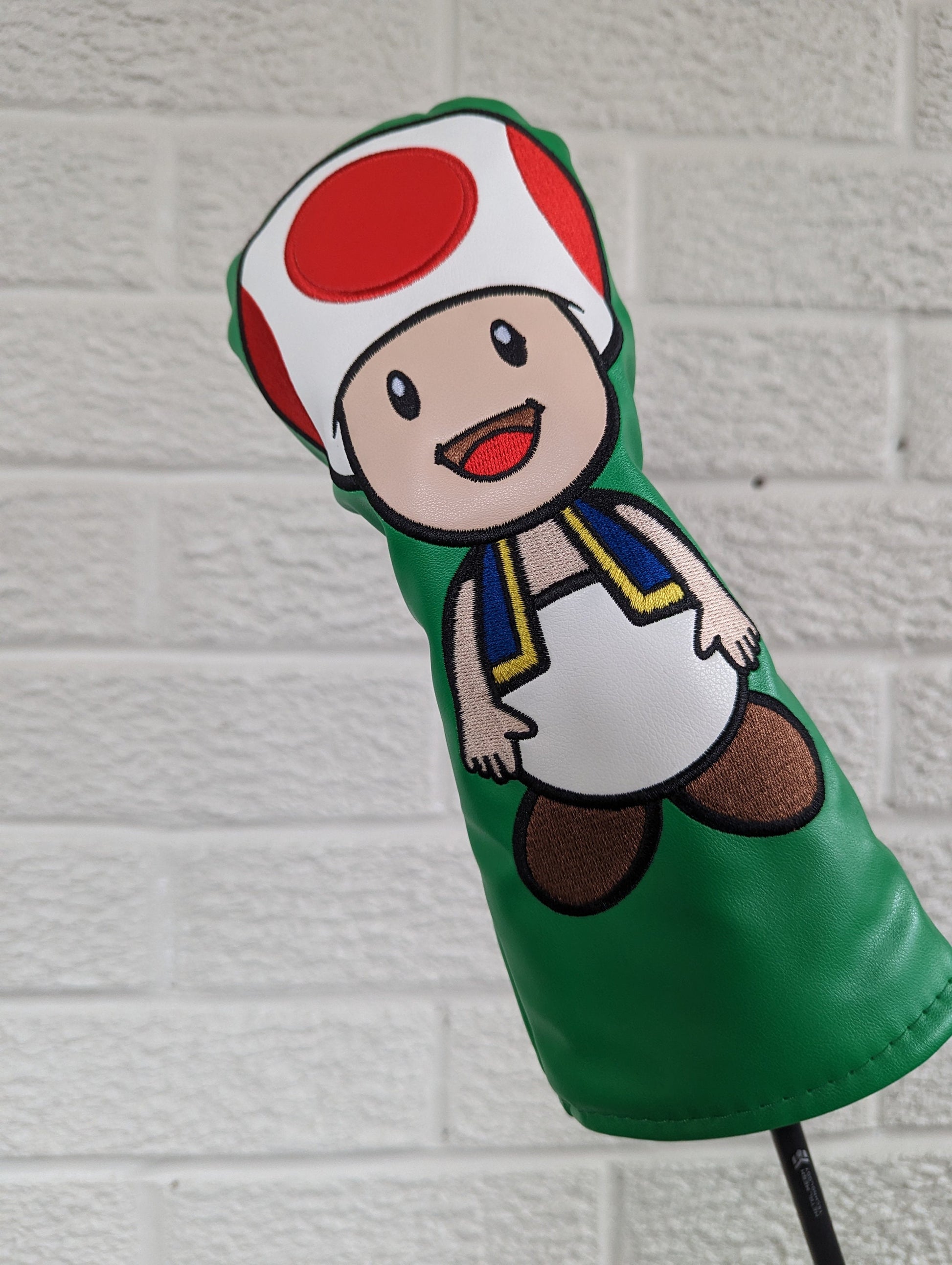 Mushroom Head Inspired HYBRID/FAIRWAY Headcover | Golf Accessory | Boyfriend Husband Bachelor Party Groomsmen Birthday Golf Gifts