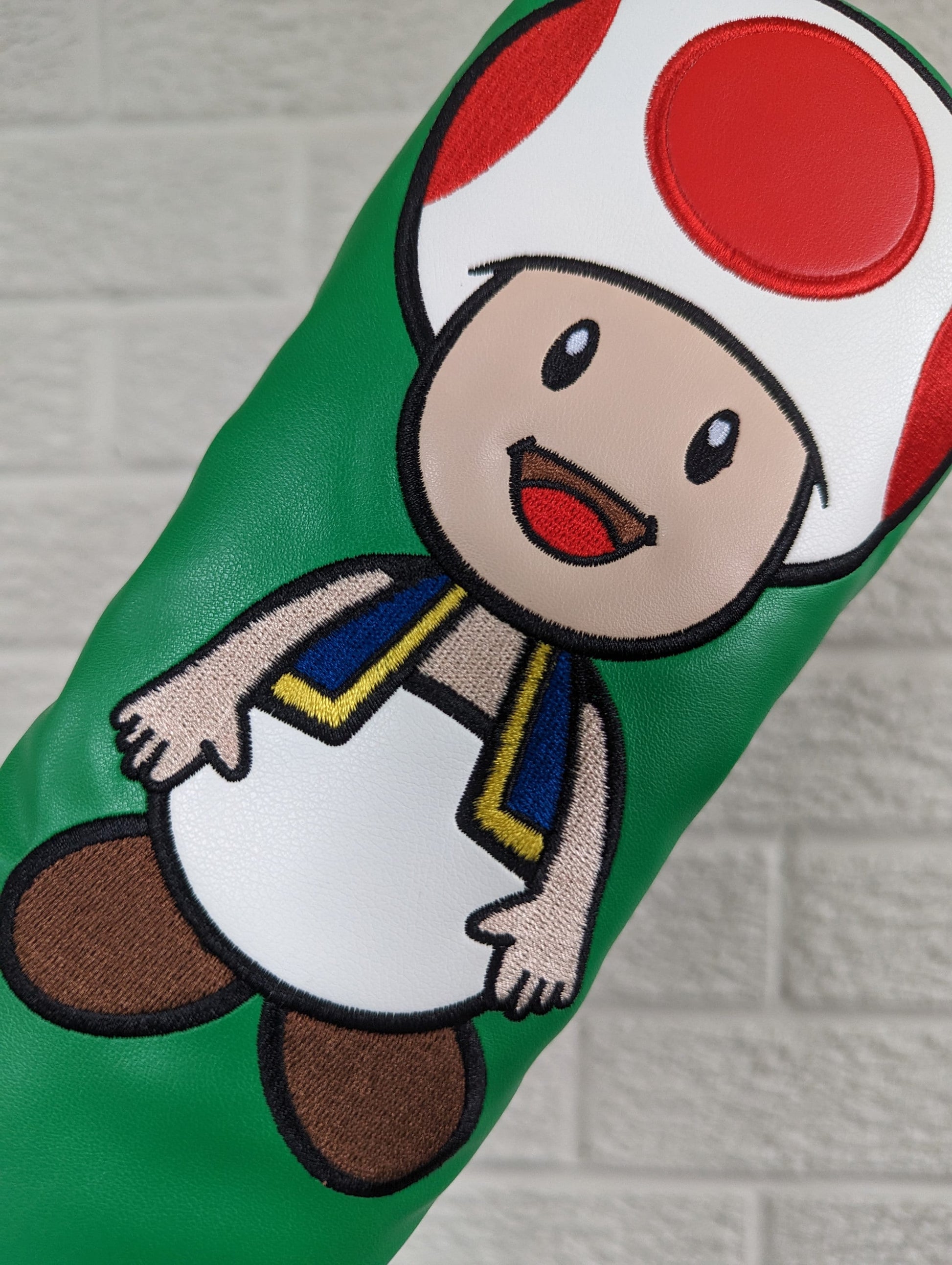 Mushroom Head Inspired HYBRID/FAIRWAY Headcover | Golf Accessory | Boyfriend Husband Bachelor Party Groomsmen Birthday Golf Gifts