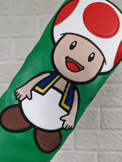 Mushroom Head Inspired HYBRID/FAIRWAY Headcover | Golf Accessory | Boyfriend Husband Bachelor Party Groomsmen Birthday Golf Gifts
