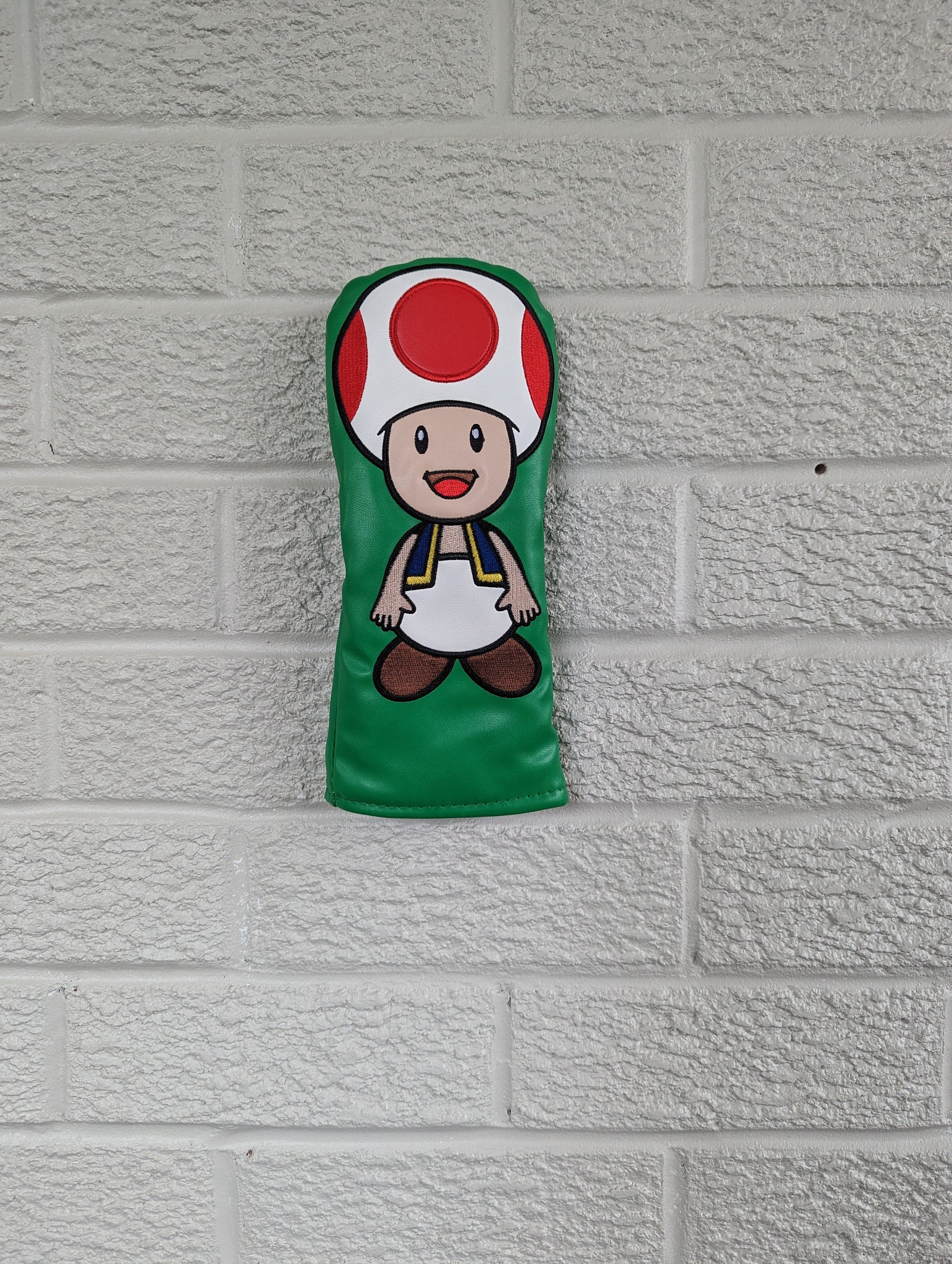 Mushroom Head Inspired HYBRID/FAIRWAY Headcover | Golf Accessory | Boyfriend Husband Bachelor Party Groomsmen Birthday Golf Gifts