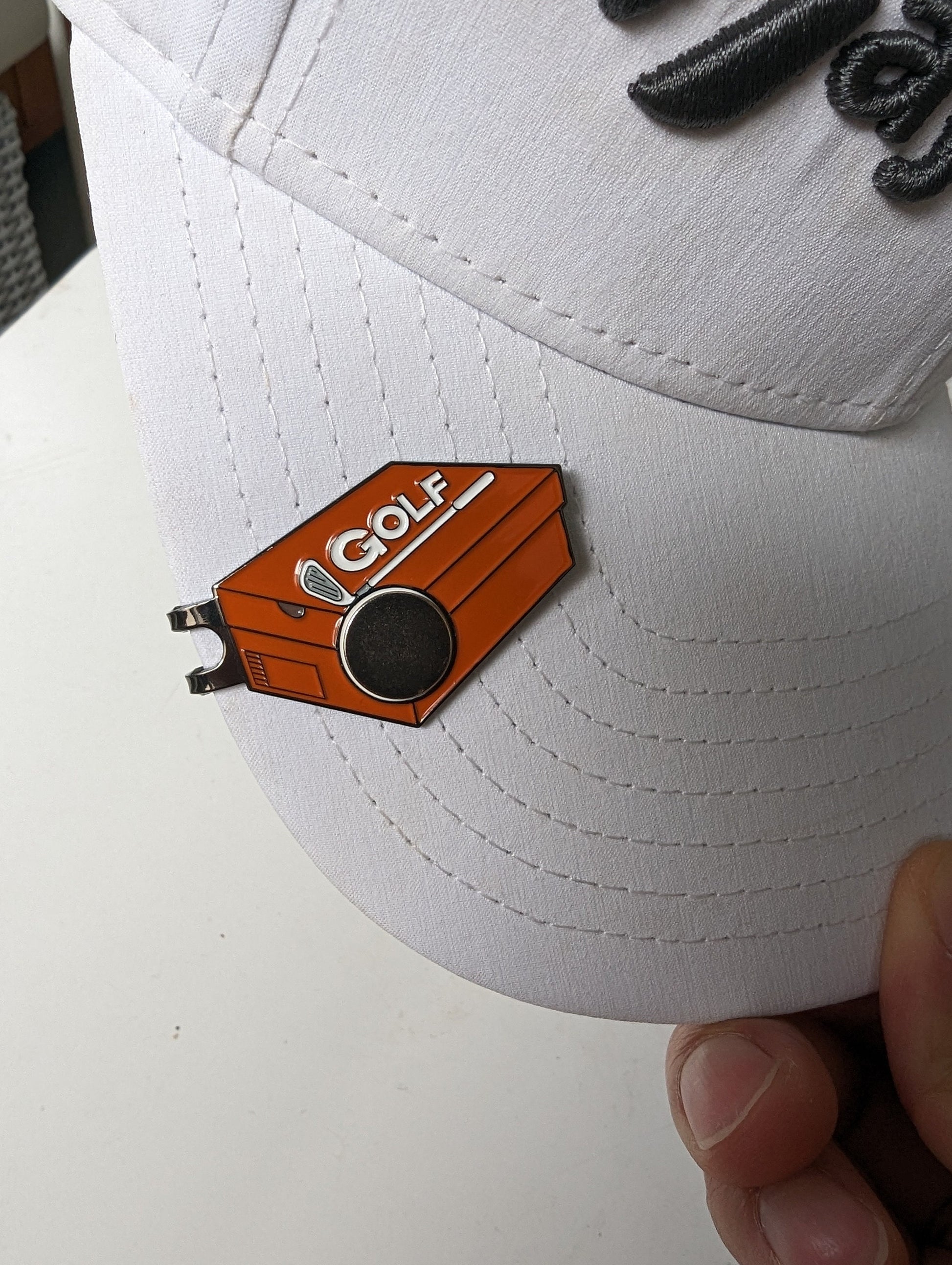Sneakerhead Shoe Box Magnetic Hat Clip | Golf Gift | Golf Accessory | Boyfriend Husband Bachelor Party Groomsmen Golf Gifts