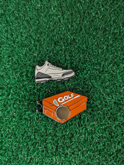 Sneakerhead Shoe Box Magnetic Hat Clip | Golf Gift | Golf Accessory | Boyfriend Husband Bachelor Party Groomsmen Golf Gifts