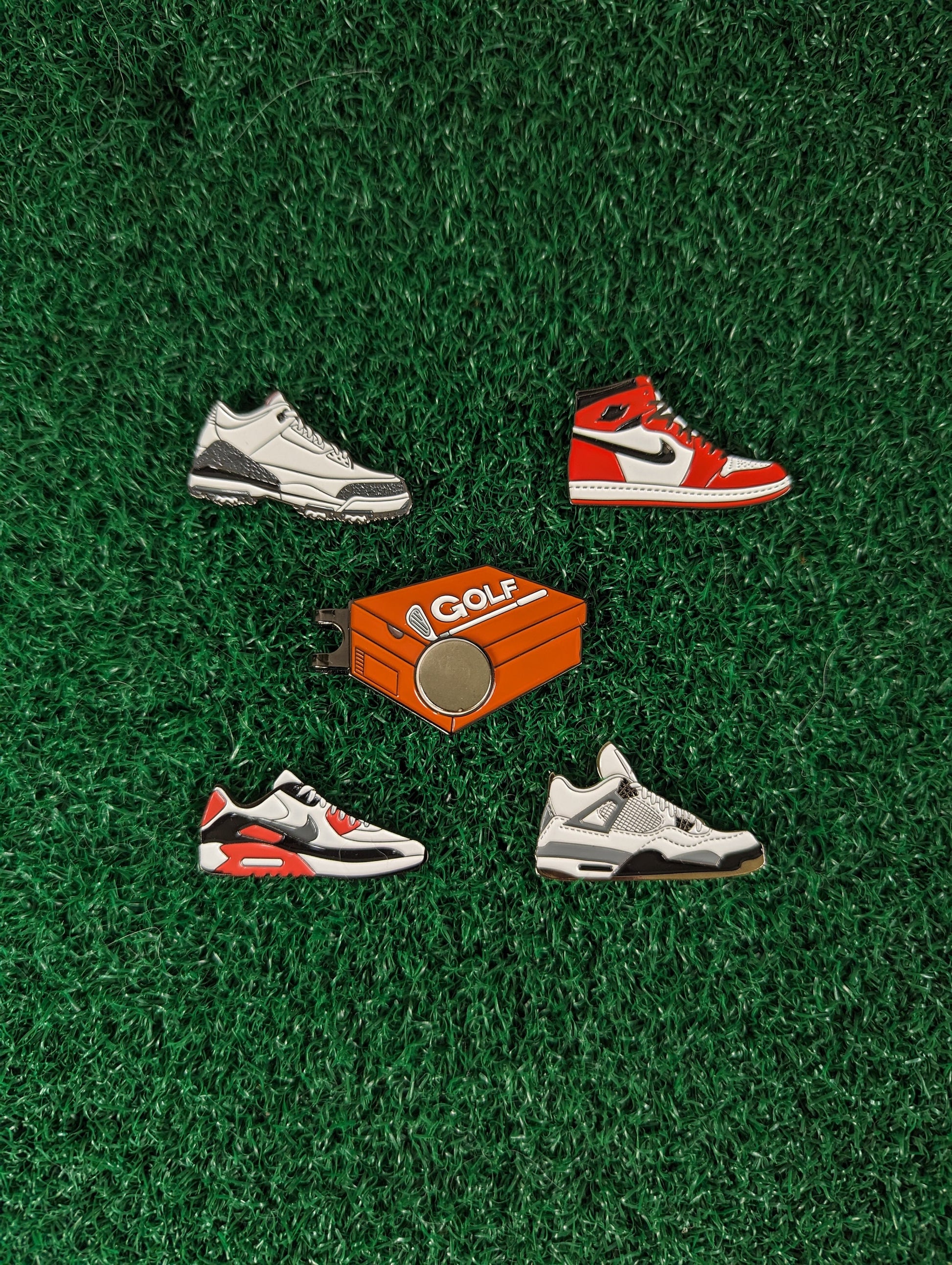 Sneakerhead Shoe Box Magnetic Hat Clip | Golf Gift | Golf Accessory | Boyfriend Husband Bachelor Party Groomsmen Golf Gifts